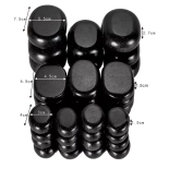 Hot SPA Stones, polierte Steine, 36-teiliges Set AOB1510500