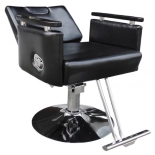 Friseurstuhl IRIS - glänzend schwarz