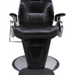 Barberstuhl LEON - glänzend schwarz