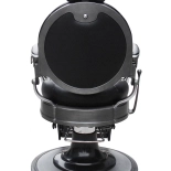 Retro Barberstuhl MONET - matt schwarz