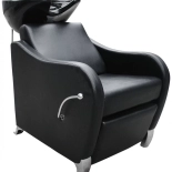 Friseur-Waschbecken GLAMI - schwarzes Becken, matt schwarz