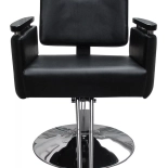Friseurstuhl IRIS - matt schwarz