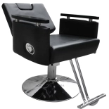 Friseurstuhl IRIS - matt schwarz