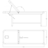 Untersuchungs-/Massageliege ALINA