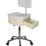 Arbeitsstuhl TULUM - mit Schublade