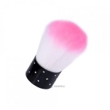 Staubpinsel mit Steinen