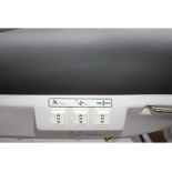 Fußpflegestuhl elektrisch BARON E3 - dunkelgrau