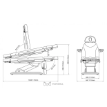 Kosmetikliege elektrisch LEVI E4 - mit Heitzung