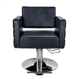 Friseurstuhl PERLA - glänzend schwarz