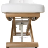 SPA Wellnessliege LUNA PLUS E3 - mit Heizung, teak/weiß