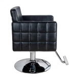 Friseurstuhl PERLA - glänzend schwarz