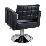 Friseurstuhl PERLA - glänzend schwarz