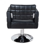 Friseurstuhl PERLA - glänzend schwarz