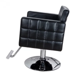 Friseurstuhl PERLA - glänzend schwarz