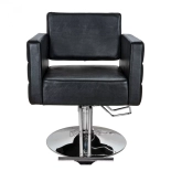 Friseurstuhl PERLA - matt schwarz