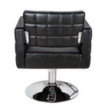 Friseurstuhl PERLA - matt schwarz