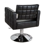 Friseurstuhl PERLA - matt schwarz