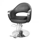 Friseurstuhl LANA - matt schwarz