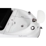 SPA Fußpflegestuhl JUPITER E2 - schwarz