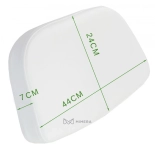 Kopfstütze für Massageliege – weiß