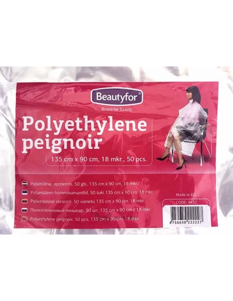 Einwegumhang aus PE 135 x 90 cm (50Stk)