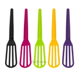 Plastic hair color dye stirrer (10 pcs.) - lime green