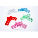 Fingertrenner aus Silikon - transparent rosa