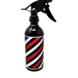 Haarwasserflasche Pro mit Spray - 300 ml, schwarz