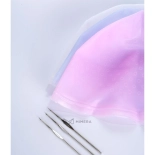 Silikonkappe zum Färben der Haare - Weiß