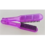 Haarglättungsbrürste doppelseitig - Lila