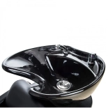 Friseur-Waschbecken FJORD - glänzend schwarz