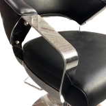 Friseurstuhl JANE - matt schwarz