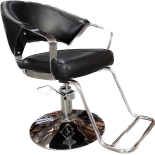 Friseurstuhl JANE - matt schwarz