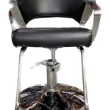 Friseurstuhl JANE - matt schwarz