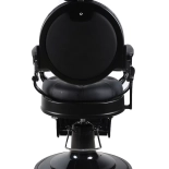 Retro Barberstuhl RENOIR BLACK - matt schwarz