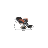 Barberstuhl SILK - matt schwarz