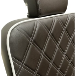 Barberstuhl CROSS - taupebraun