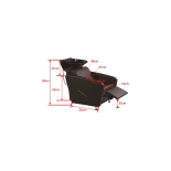 Friseur-Waschbecken FERRY - matt schwarz