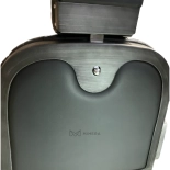 Retro Barberstuhl CEZANNE GREY - matt schwarz