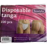 Einweg-G-String für Damen weiß (100 Stück)