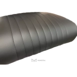 Retro Barberstuhl ELEGANCE - matt schwarz