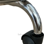 Friseurhocker SIMA - matt schwarz