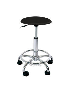 Friseurhocker SIMA - matt schwarz