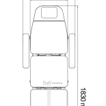 Fußpflegestuhl elektrisch COMFA PEDI E3