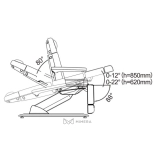 Fußpflegestuhl elektrisch COMFA PEDI E3