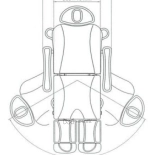 Fußpflegestuhl elektrisch NICO PEDI E3 - drehbar