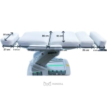 Kosmetikliege elektrisch RAMON DELUX PLUS E4 - drehbar mit der Heizung, hellgrau