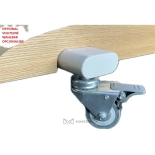 SPA Wellnessliege TARA PLUS E4 - mit Heizung und Audio/Vibrationssystem,  teak/weiß