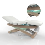 SPA Wellnessliege LUNA SPLIT E3 - teak/weiß