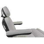 Kosmetikliege elektrisch NICO DELUX PLUS E4 BLACK - drehbar mit der Heitzung, schwarz, hellgrau